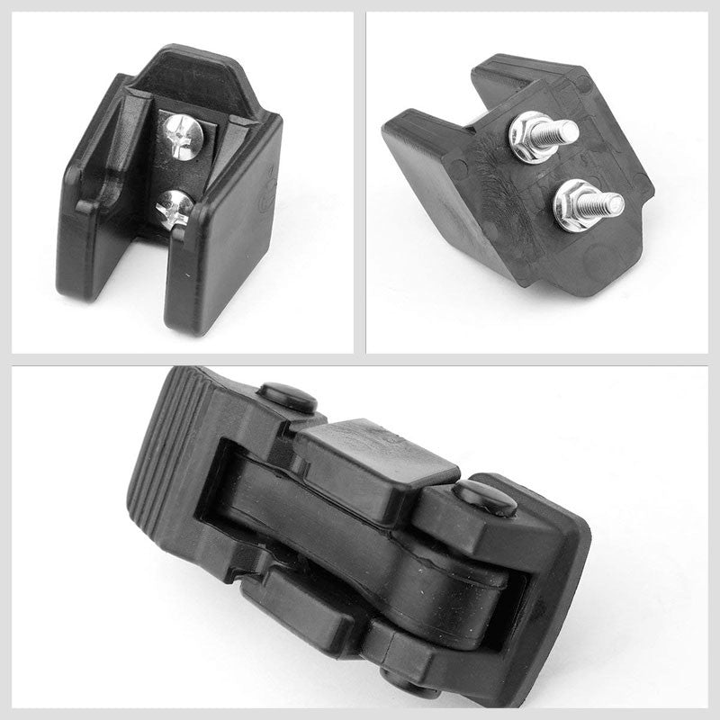 Matte Black Hold Down Buckle Hood Latch Lock Assembly For 97-06 Jeep Wrangler TJ