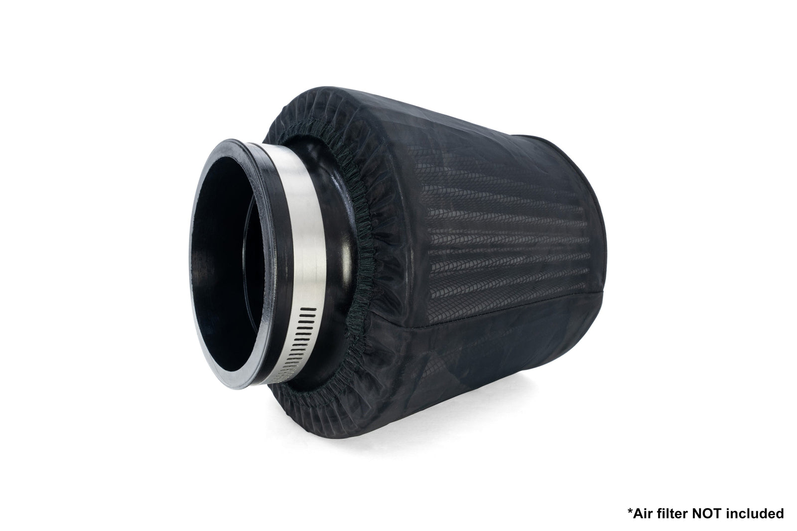 HPS-4332+9147 HPS 3.25" Universal Cone Intake Air Filter+Sock 7.75" L, 6" B, 4.5" T, HPS-4332