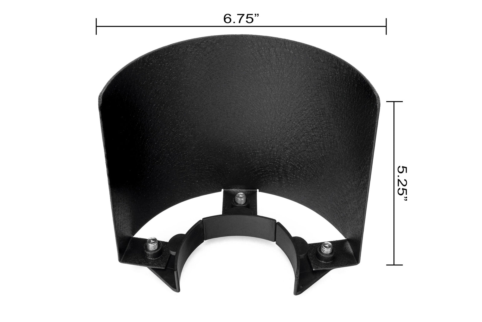 HSK-404 HPS Black Universal Fit Aluminum "Half-Open"Intake Air Filter Heat Shield Kit