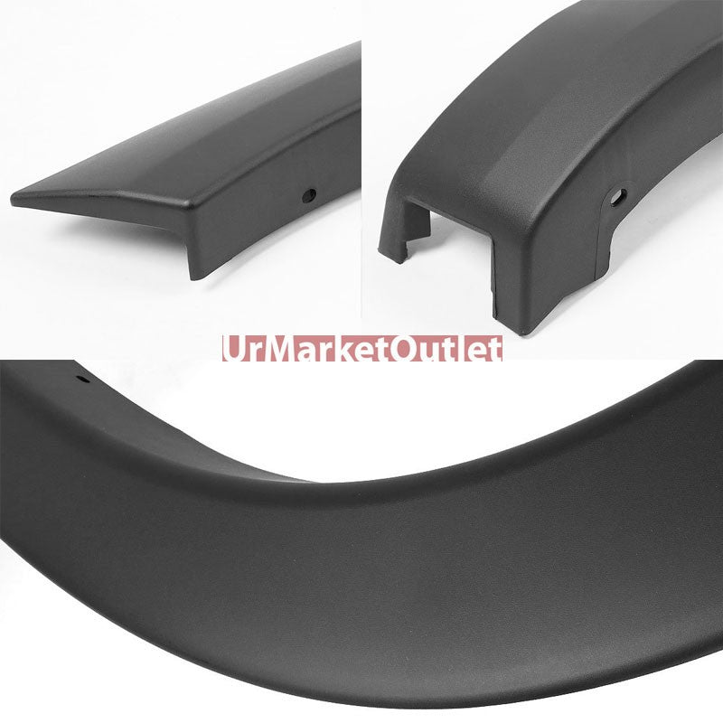 Matte Black ABS Bolt-On Wheel Fender Flares Guard For 09-17 Dodge Ram 1500
