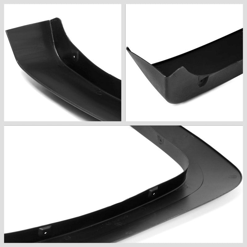 4PC Black Bolt-On Wheel Fender Flares Guard Cover For 07-14 Chevy Silverado