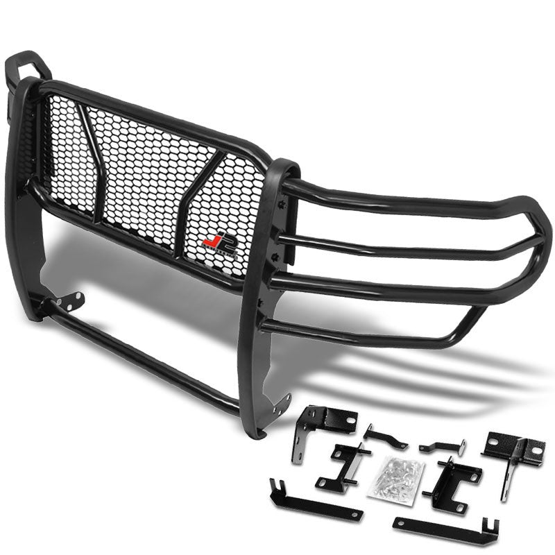J2 Black Mild Steel Frame/Rubber Pad Full Front Grille Guard For 11-18 Ram 1500