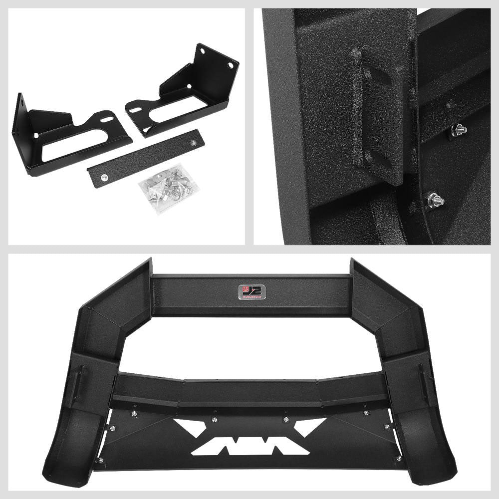 J2 Square Frame Bat Front Bumper Bull Bar Guard For 99-07 Ford Super Duty Pickup