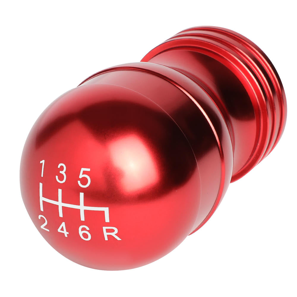 J2-SK-001-RD J2 Red (Teardrop Shape) For 6-Speed Manual Shift Knob (M8/M10/M12 Adapter)