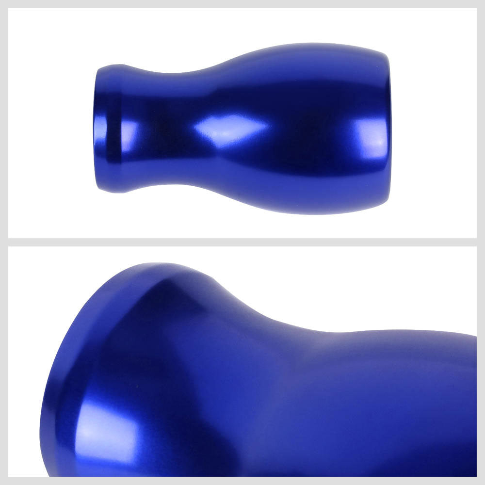 J2-SK-002-BL J2 Blue (Flat Top Teardrop) For 6-Speed Manual Shift Knob (M8/M10/M12 Adapter)