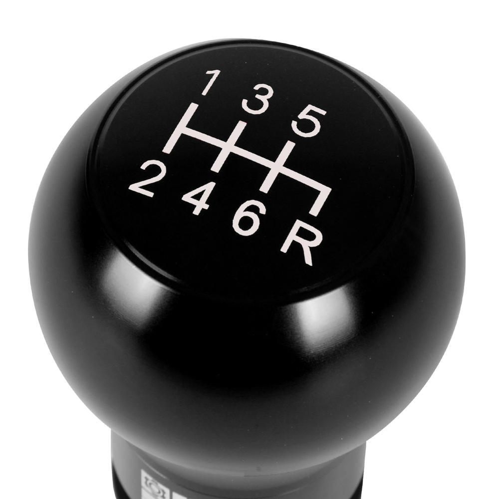 J2-SK-003-BK J2 Black (Teardrop Shape Design) For 6-Speed MT Shift Knob (M8/M10/M12 Adapter)