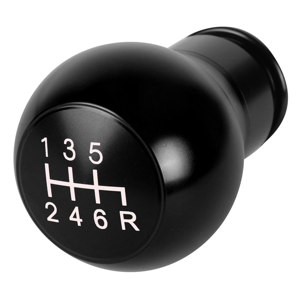 J2-SK-003-BK J2 Black (Teardrop Shape Design) For 6-Speed MT Shift Knob (M8/M10/M12 Adapter)