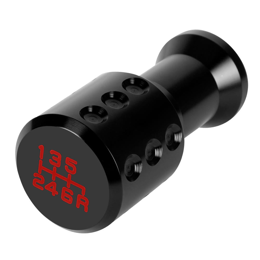 J2-SK-004-BK J2 Black (Goblet Style) For 6-Speed Manual Shift Knob (M8/M10/M12 Adapter)