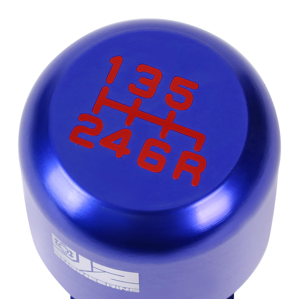 J2-SK-006-BL J2 Blue (Cylindrical Wine Cup) For 6-Speed MT Shift Knob (M8/M10/M12 Adapter)