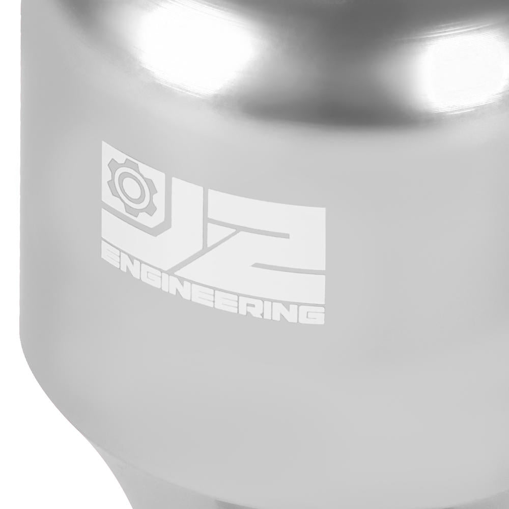 J2-SK-006-SL J2 Silver (Cylindrical Wine Cup) For 6-Speed MT Shift Knob (M8/M10/M12 Adapter)