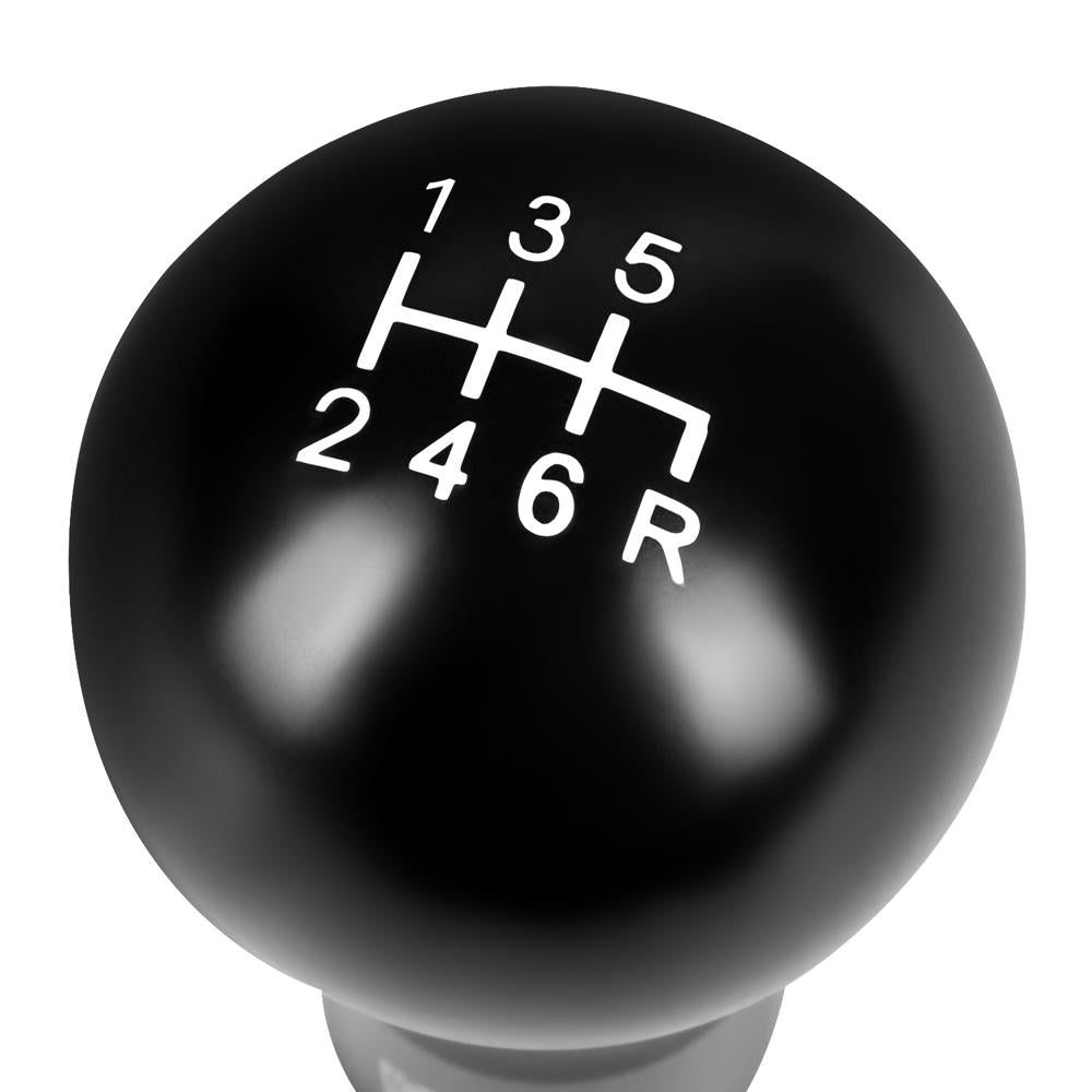 J2-SK-007-BK J2 Black (Spherical Teardrop) For 6-Speed Manual Shift Knob (M8/M10/M12 Adapter)