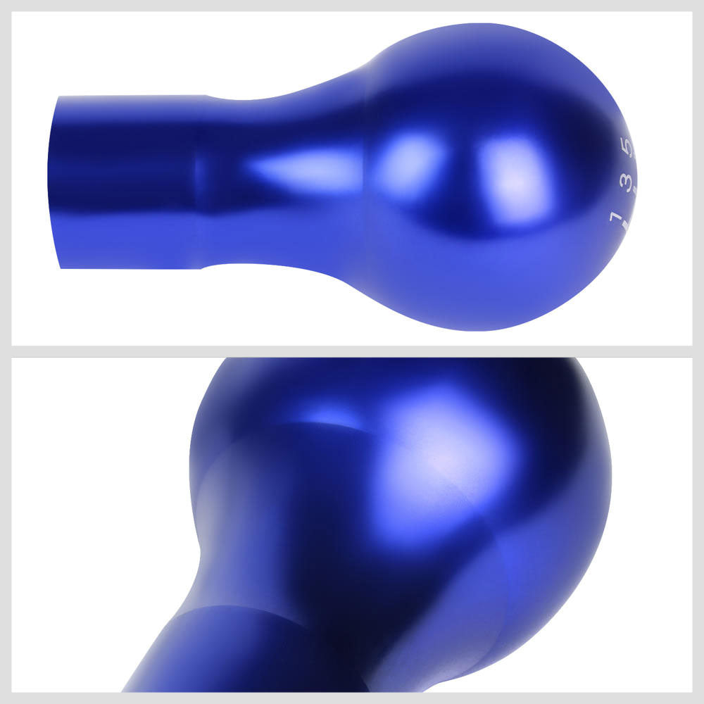 J2-SK-007-BL J2 Blue (Spherical Teardrop) For 6-Speed Manual Shift Knob (M8/M10/M12 Adapter)