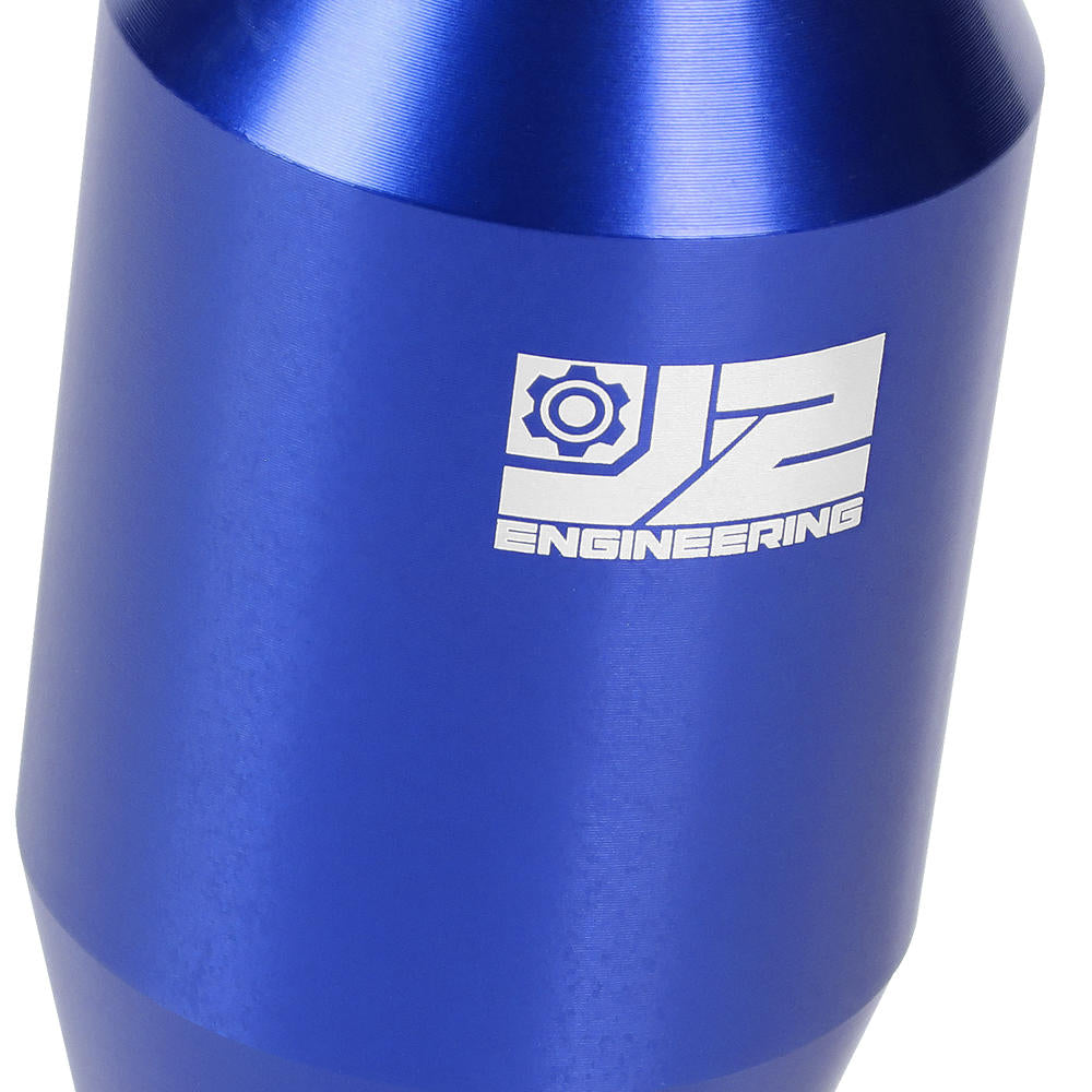 J2-SK-012-BL J2 Blue (Cylindrical Tapered Top/Bottom) For 6-Speed MT Shift Knob (3 Adapter)