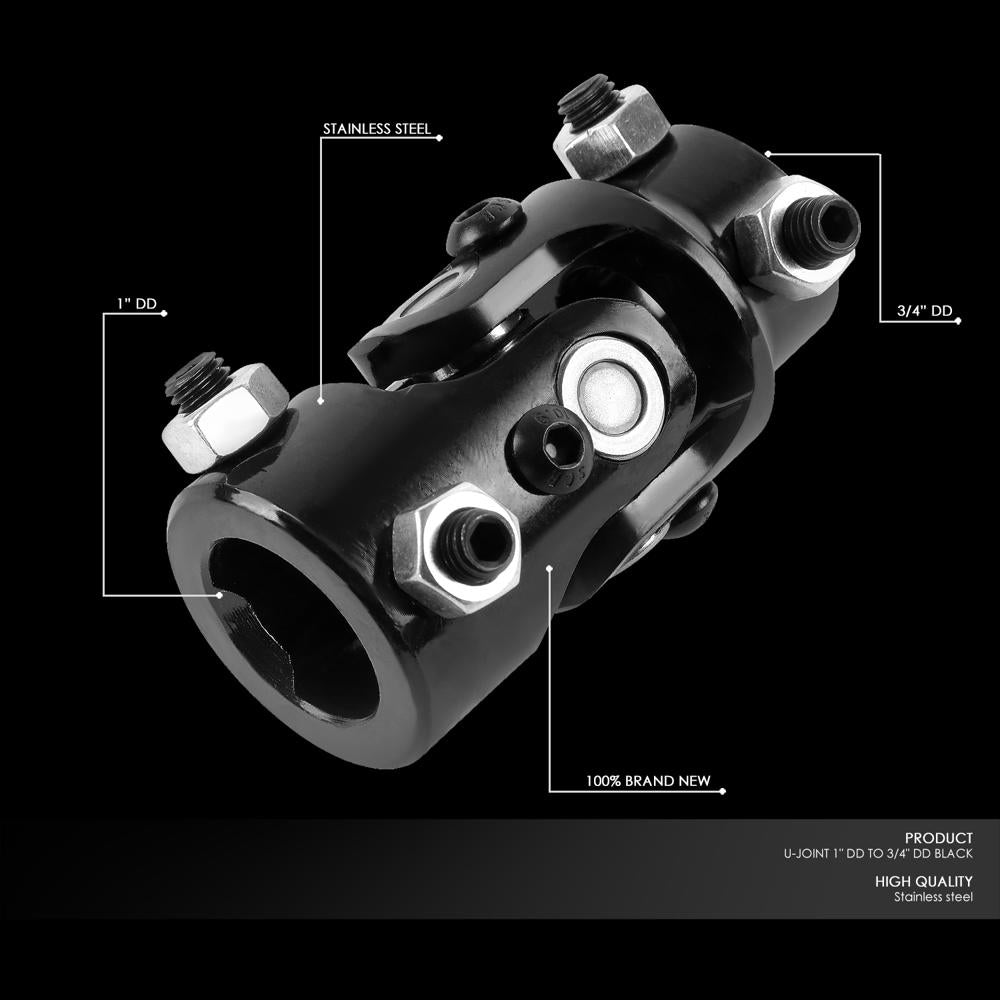 BFC-STUJOINT-048 1" DD to 3/4" DD 40CR Steel Steering Shaft Column Single U-Joint