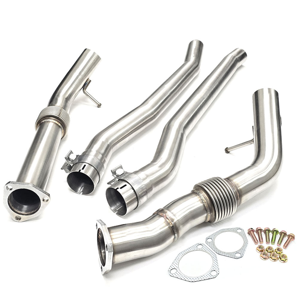 LW-MIDPIPE-ASQ820 Megan Stainless Steel Mid Pipe Bolt-On Style For 20-25 Audi SQ7 / 20+ Audi SQ8