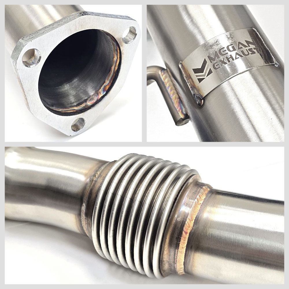 LW-MIDPIPE-ASQ820 Megan Stainless Steel Mid Pipe Bolt-On Style For 20-25 Audi SQ7 / 20+ Audi SQ8