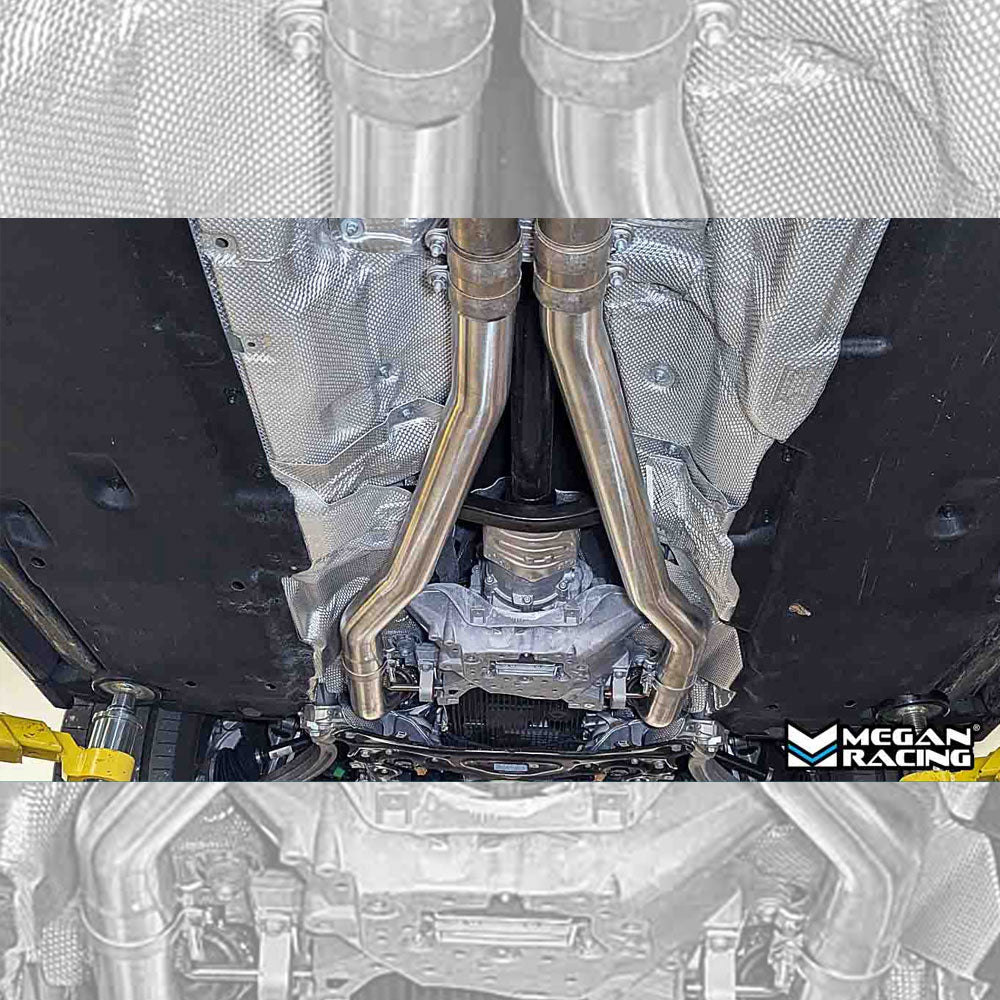 LW-MIDPIPE-ASQ820 Megan Stainless Steel Mid Pipe Bolt-On Style For 20-25 Audi SQ7 / 20+ Audi SQ8