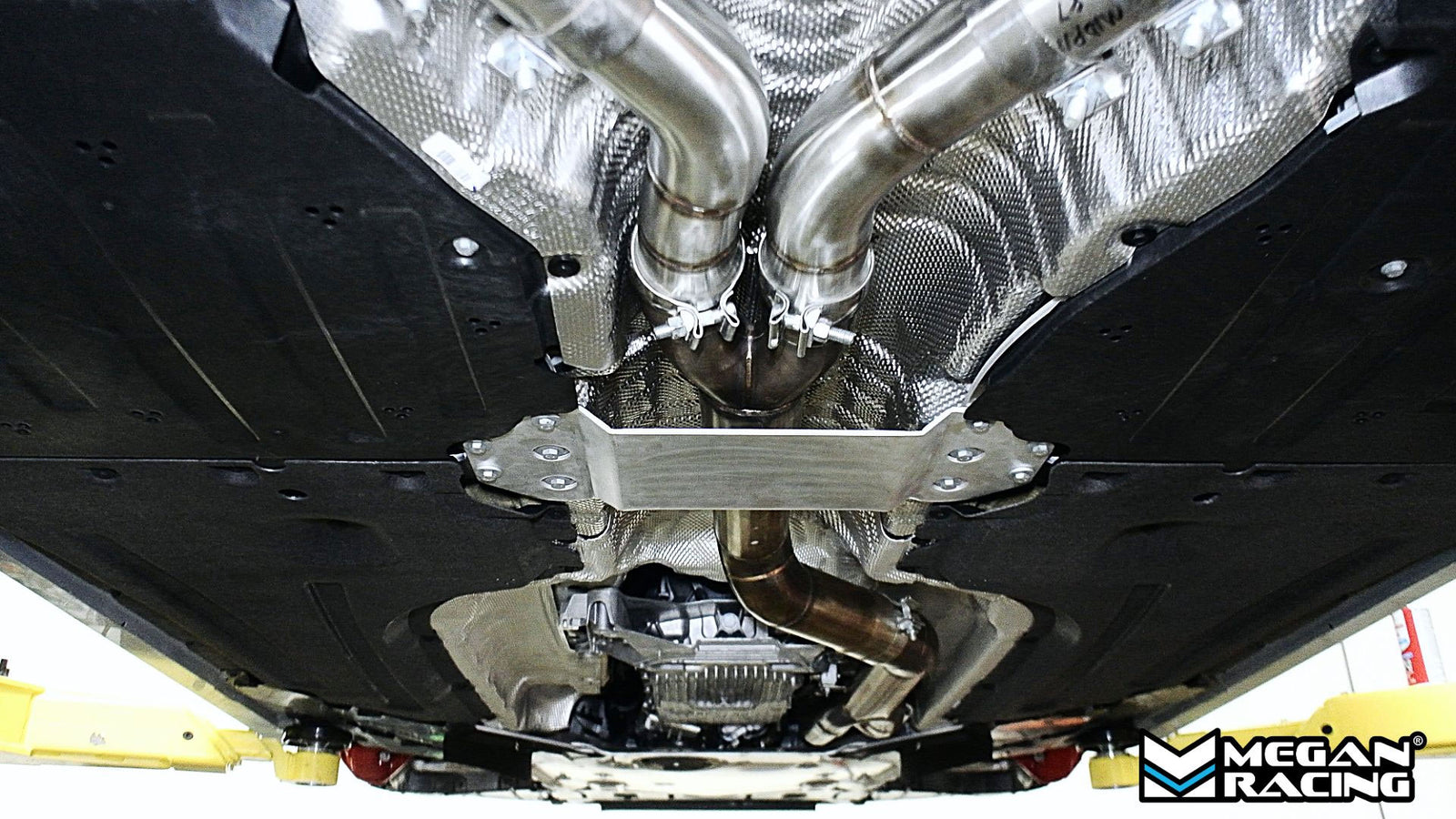 LW-MIDPIPE-BG80 Megan Cut-N-Clamp On Stainless Steel Mid Pipe Exhaust For 21+ BMW M3 (G80)