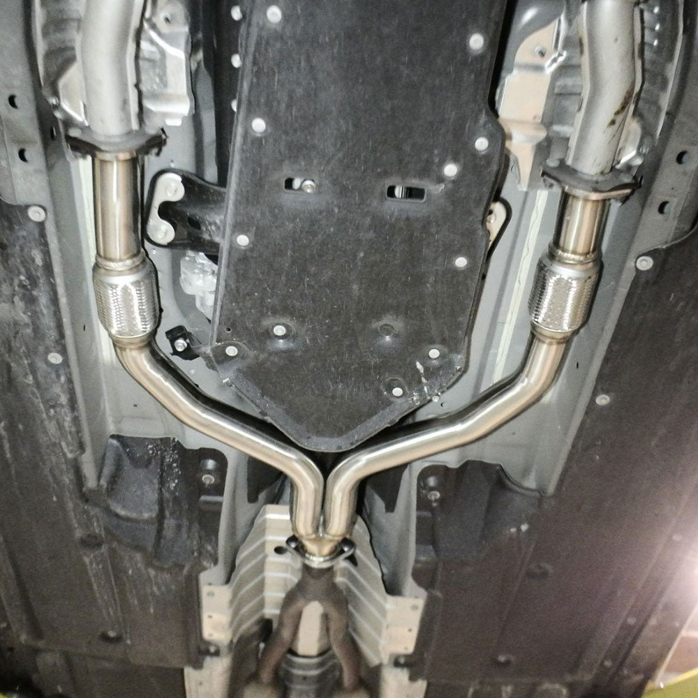 Megan Racing Rear Y-Pipe Infiniti Q50 AWD/RWD Twin-Turbo Red Sport V37 MR-YP-1611 LW-YP-1611