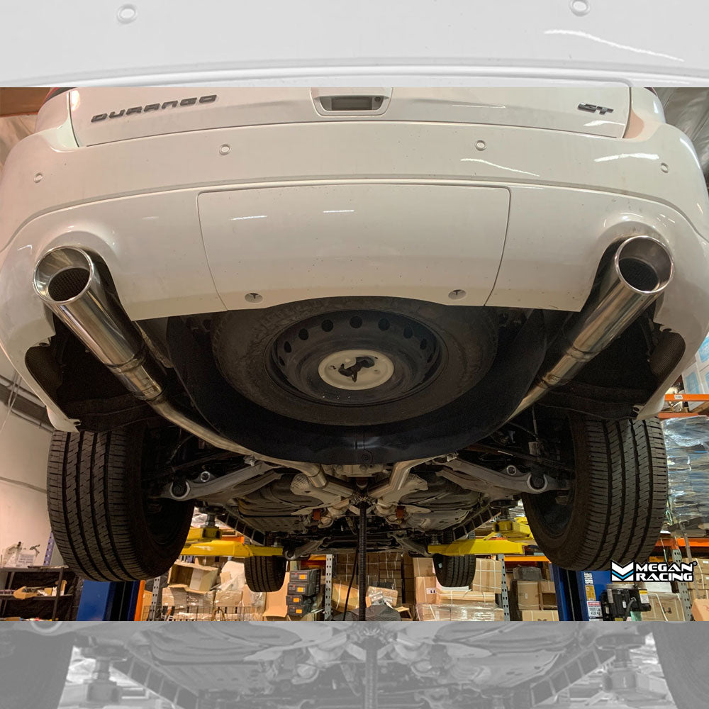 Megan CBS-DDU14V6 LWT-CBS-DDU14V6 Drift Spec CBS Dual Exhaust System For 14-24 Dodge Durango V6 V8 AWD RWD WD