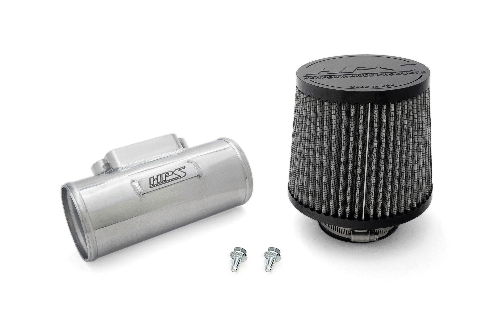 MAFT-1602 HPS 3" MAF Sensor Housing + Cone Air Filter 6.5" L For 2JZ 1MZ 1UZ Engine Swap