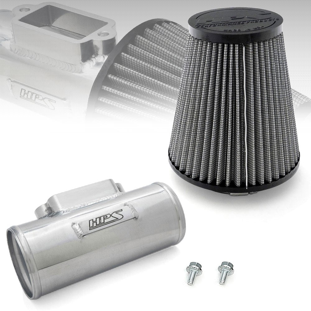 MAFT-1604 HPS 3" MAF Sensor Housing + Cone Air Filter 6.75" L For 2JZ 1MZ 1UZ Engine Swap
