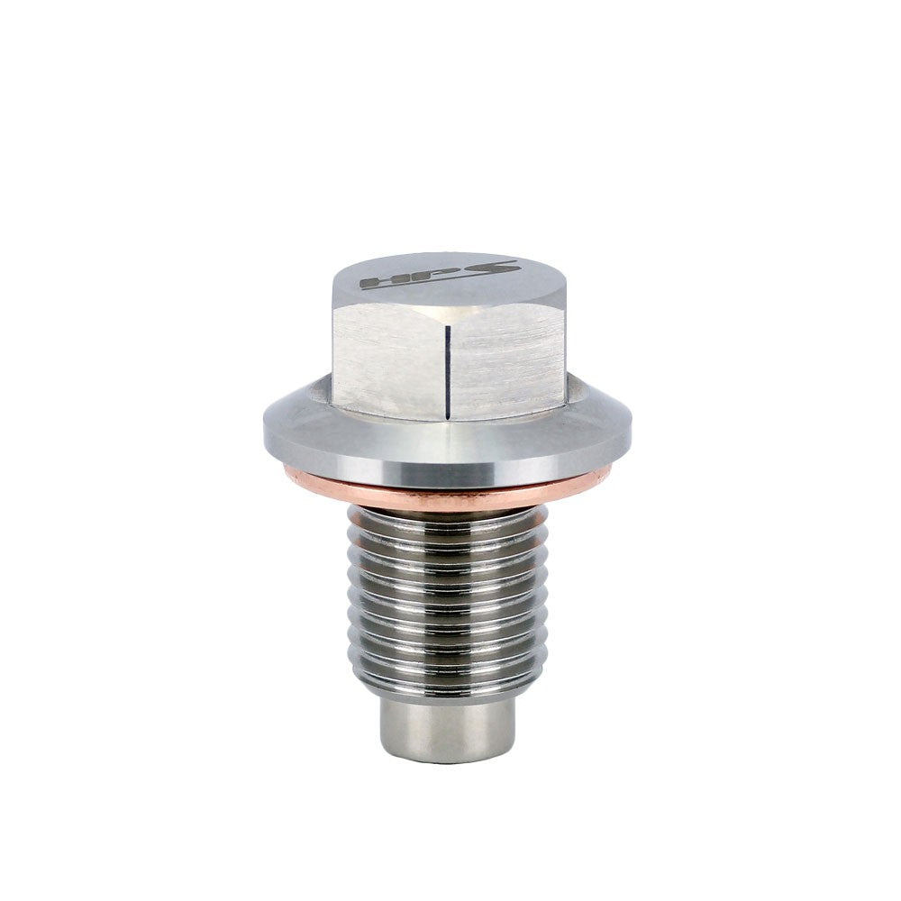 HPS Stainless Steel Magnetic Engine Oil Drain Plug Bolt For Subaru