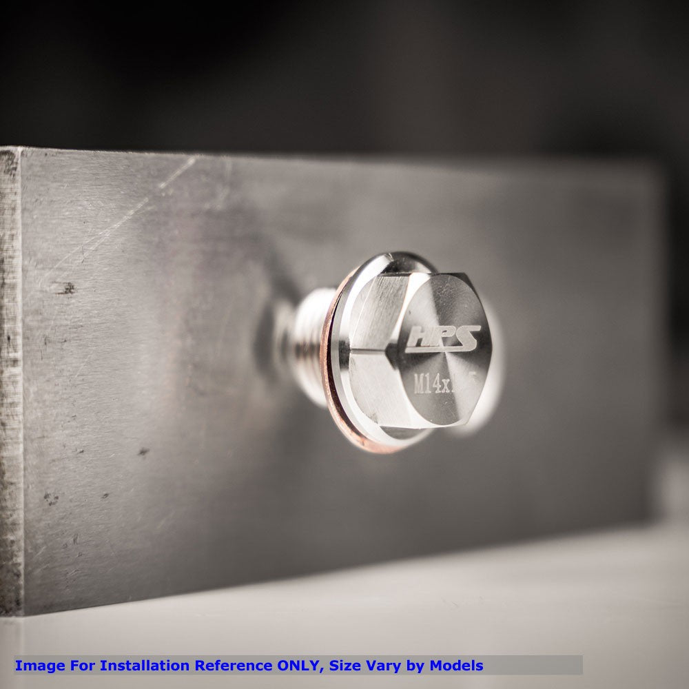 HPS Performance Stainless Steel Oil Drain PlugBolt with Washer MDP-M16x150 MDP-M16x150