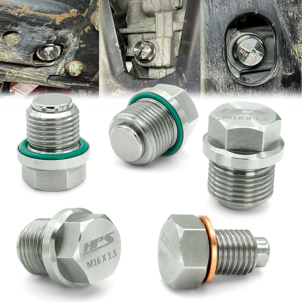 MDPK-100 HPS 5PCs Engine + Transmission+ Differential Oil Drain Plug For Polaris ATV