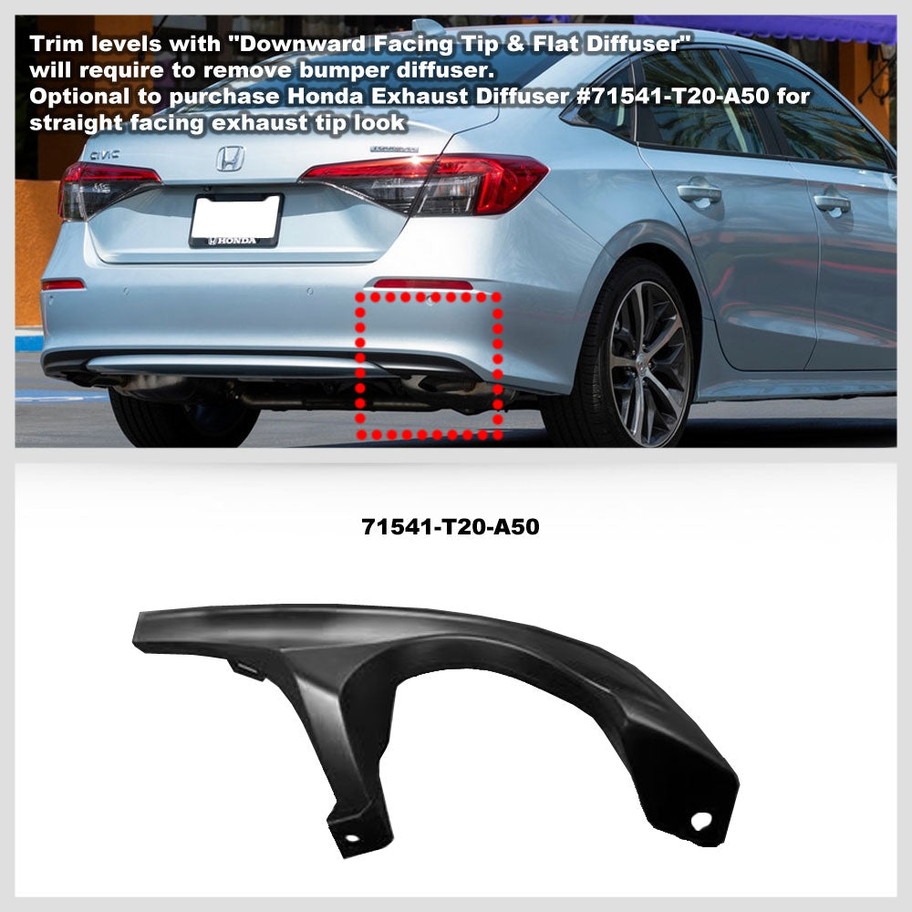 Megan Racing DS-Series Catback Civic Sedan Sport/Si FE MR-CBS-HC22-DS 71541-T20-A50
