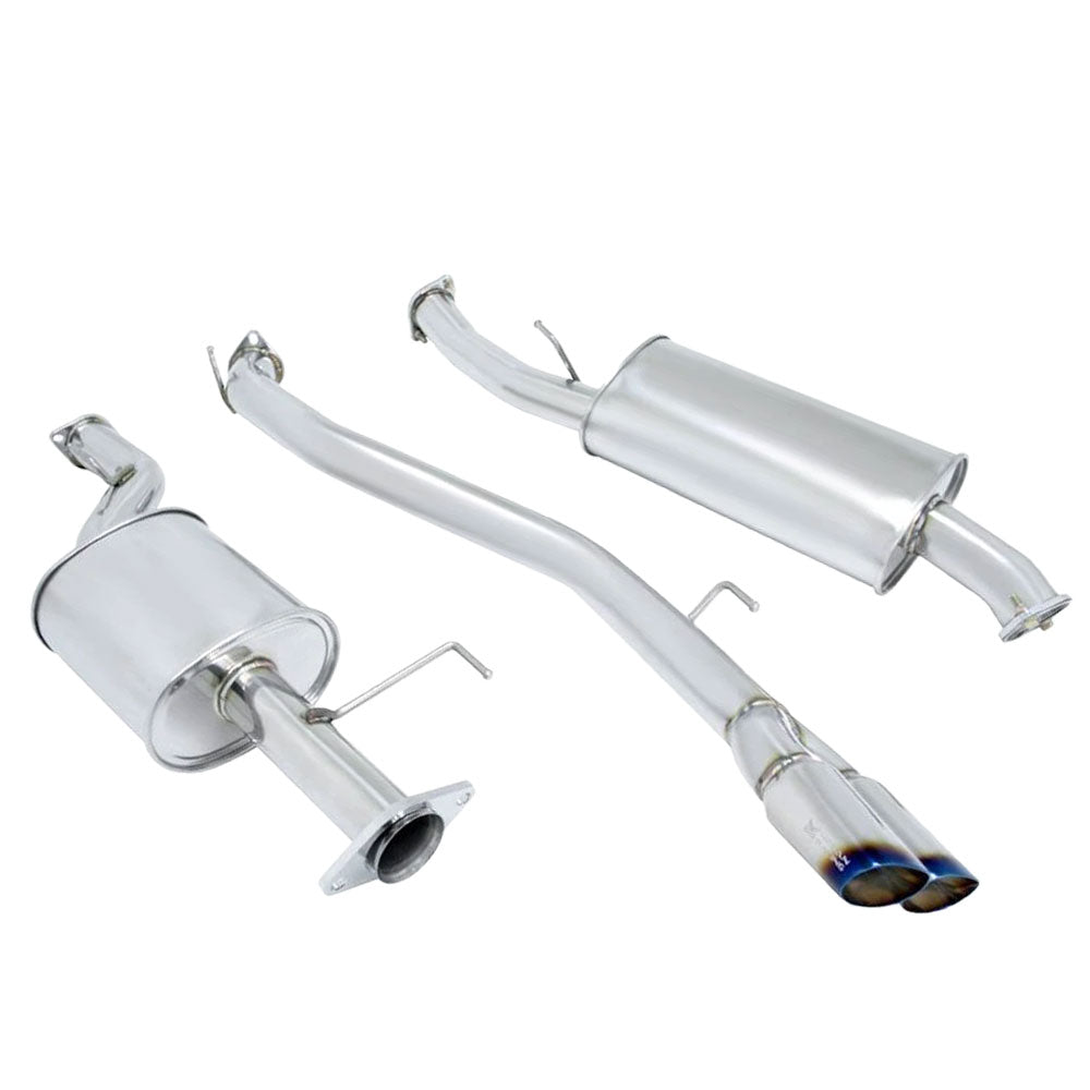 MR-CBS-NQ12-VO Megan Type-2 Catback Exhaust System Burnt Rolled Tips For 11-17 Nissan Quest