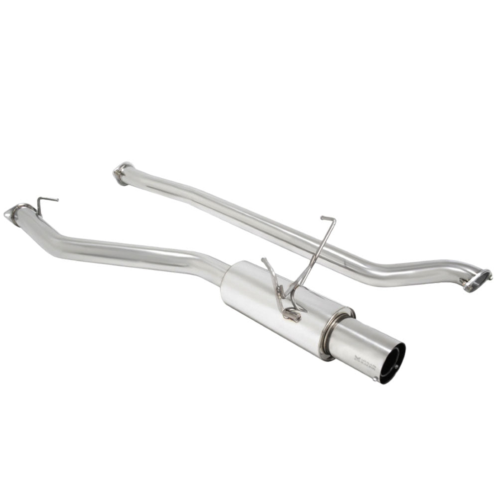 MR-CBS-SI11DS-SS Megan Drift Spec Catback Exhaust Kit 4" Tip Silencer For 11-14 Subaru WRX Sedan