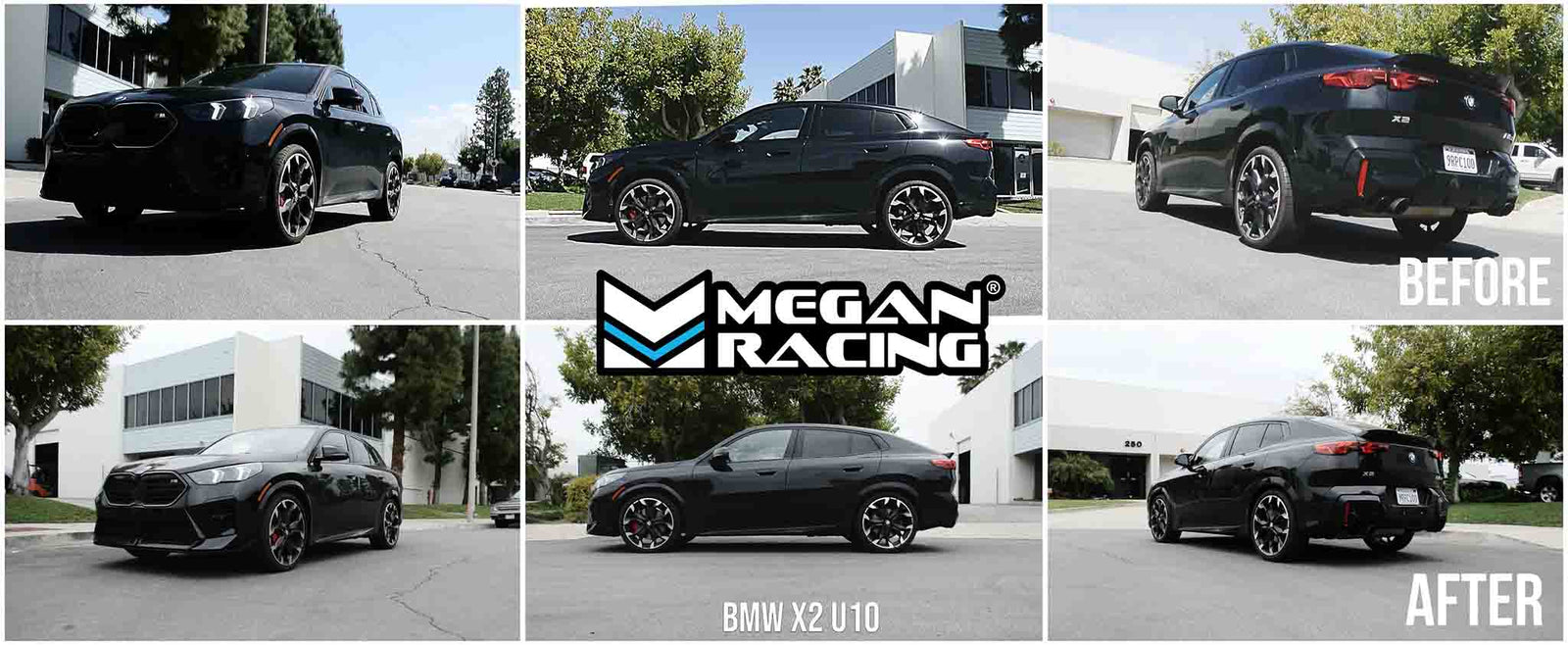 MR-CDK-BU10X Megan Euro II Series Coilover Springs Shocks Kit For 24-26 BMW X2 xDrive U10