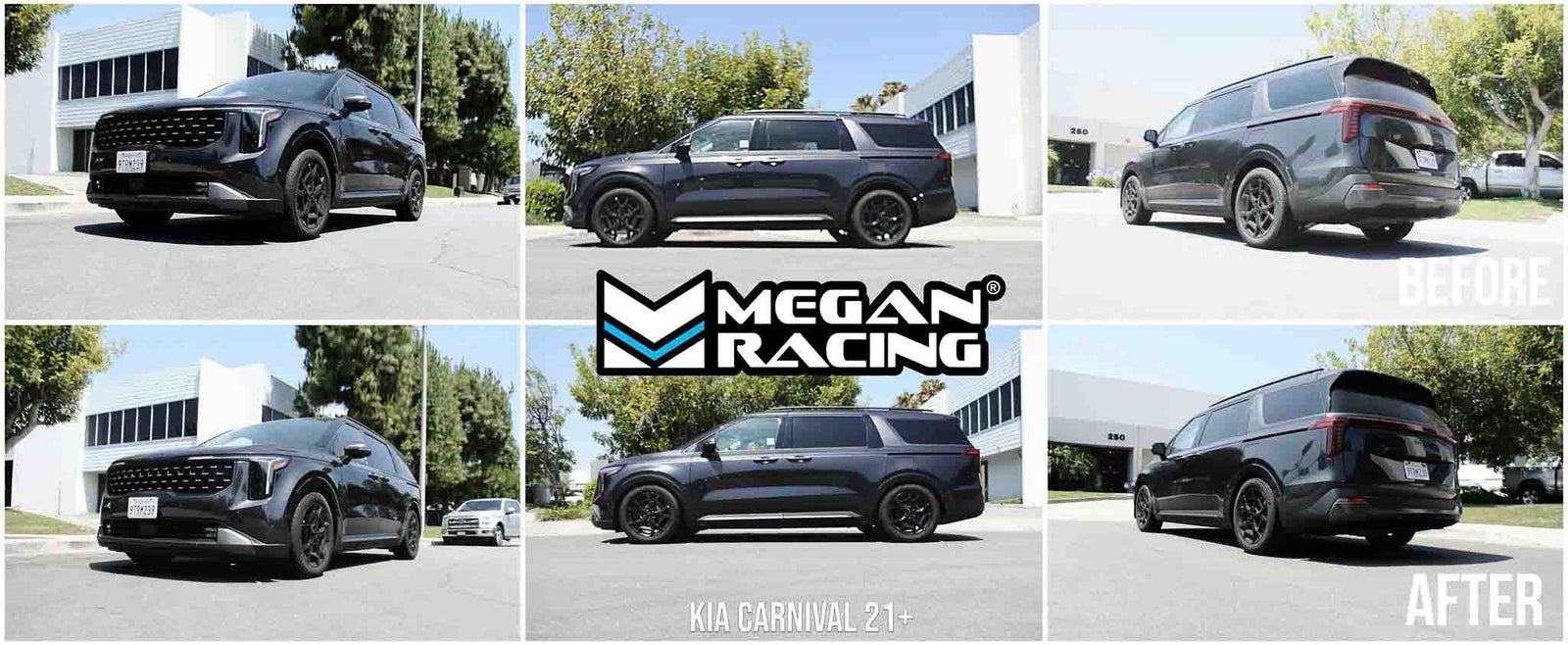 MR-CDK-KCA21 Megan Street Series Coilover Springs Shocks Kit For 21-26 Kia Carnival KA4 5th