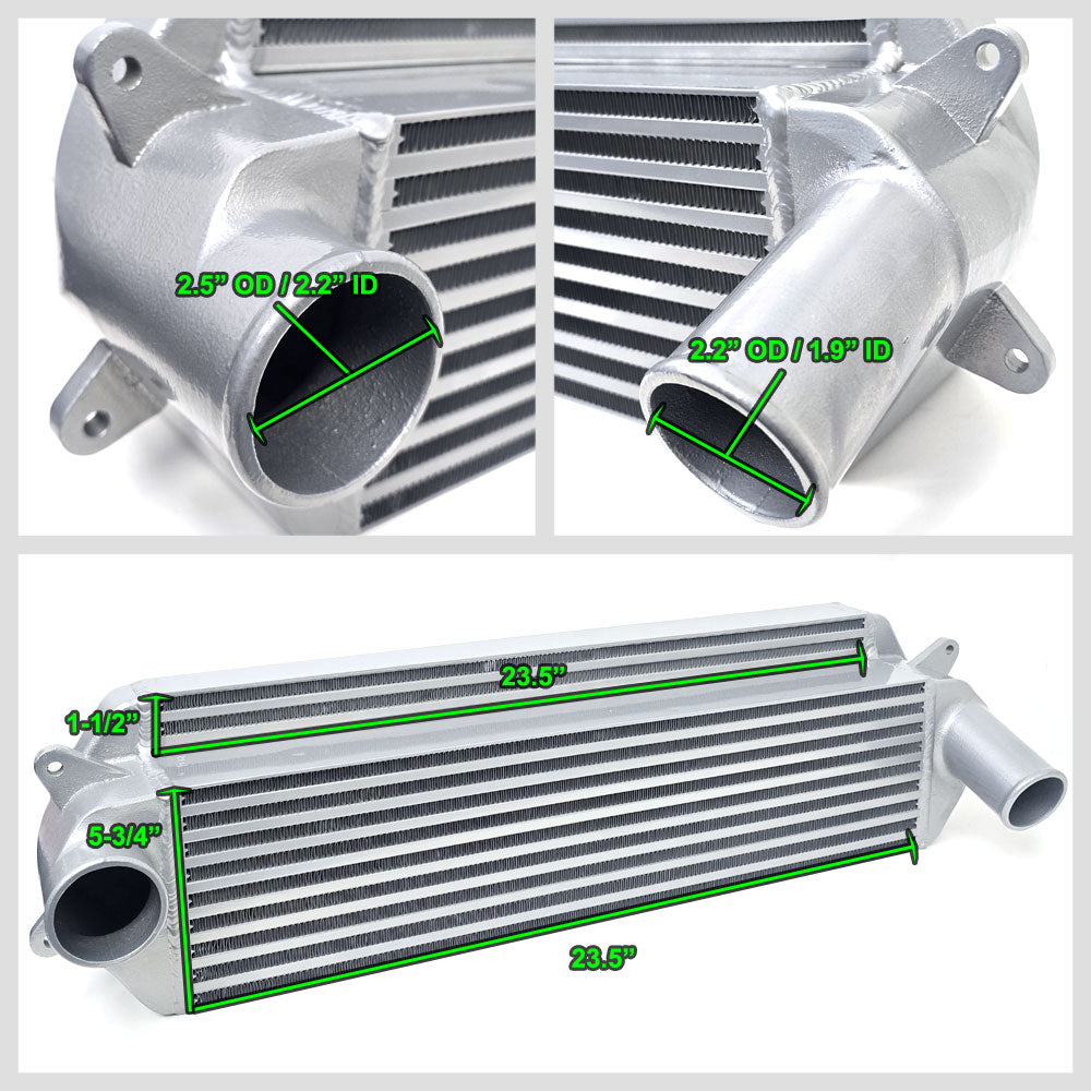 MR-IC-HYE23N Megan High Capacity Intercooler 135mm Core For 23-25 Hyundai Elantra N 2.0 Turbo
