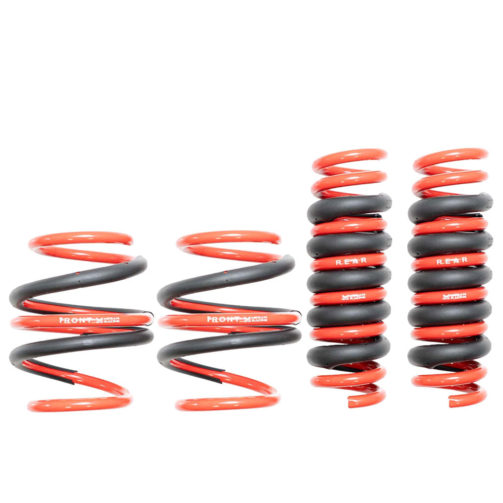 MR-LS-BG87 Megan 4PCs Red Euro Lowering Springs Kit For BMW 23+ M2 G87/21+ M4 G82 Coupe RWD