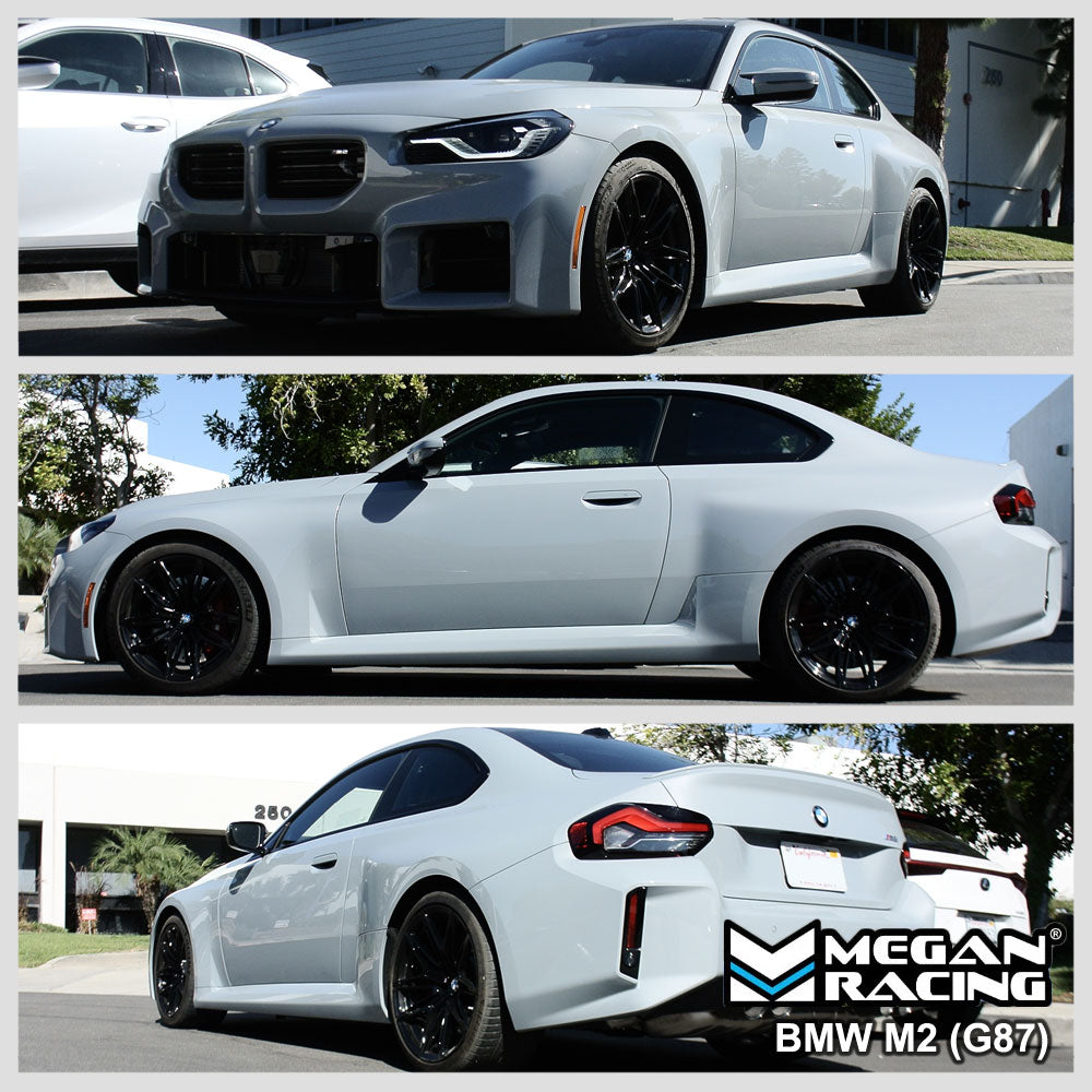 MR-LS-BG87 Megan 4PCs Red Euro Lowering Springs Kit For BMW 23+ M2 G87/21+ M4 G82 Coupe RWD