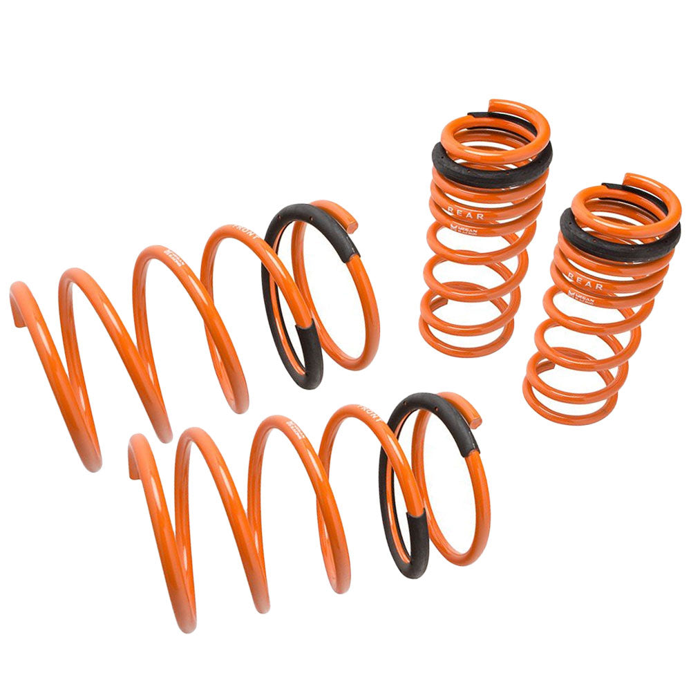 Orange 2" Drop Megan Racing Sport Lowering Spring Coil work with 02-05 Honda Civic Si MR-LS-HC02SI
