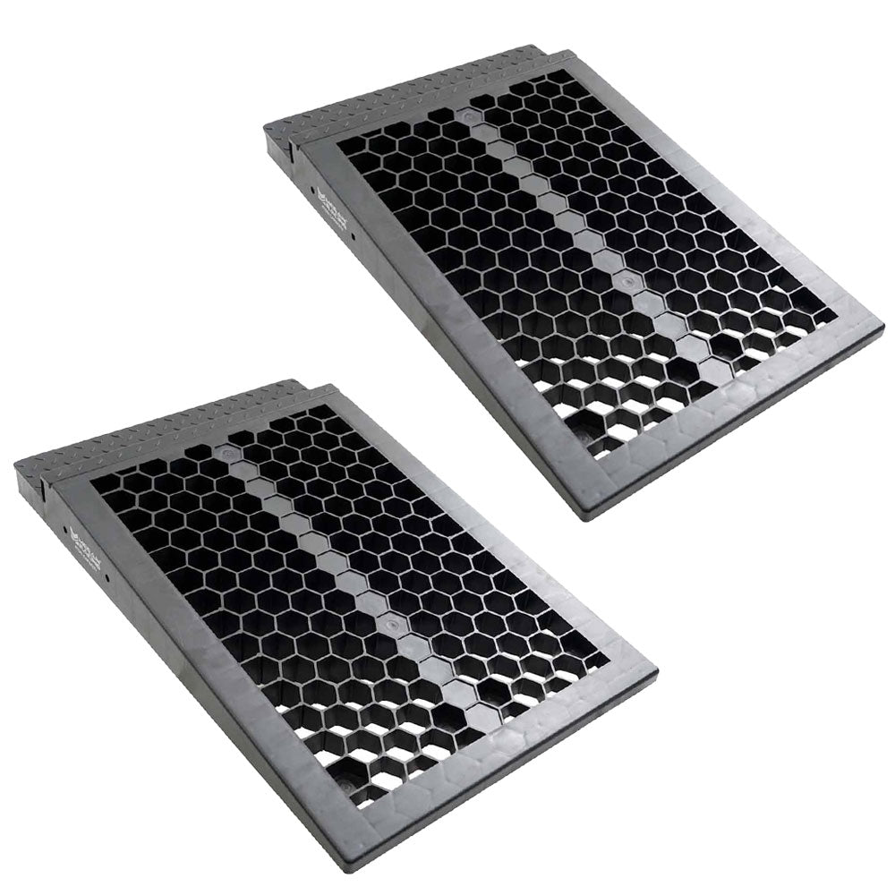 MR-RAMP-05 Megan Racing 2PC 8-Tons 9CM Raise Auto Drive-On Trailer Incline Ramps MR-RAMP-05