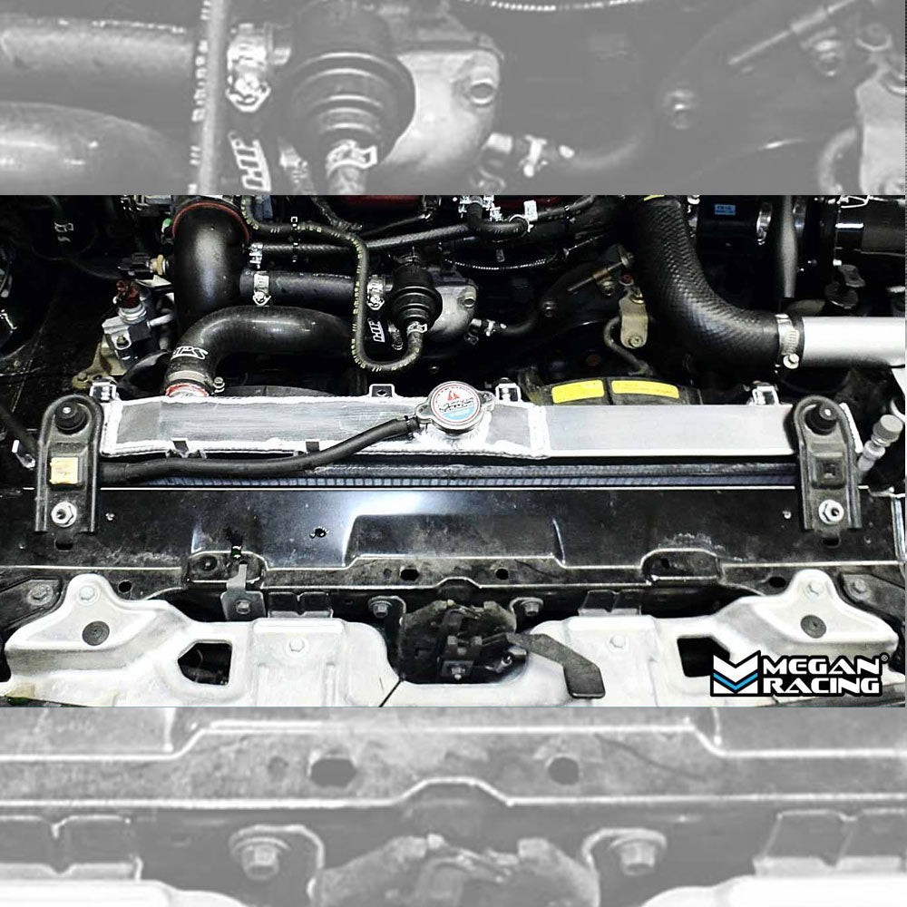 MR-RT-MMX599-SL Megan Super Light Core 2-Row Radiator w/Cap For 99-05 Mazda MX-5 Miata 1.8L MT