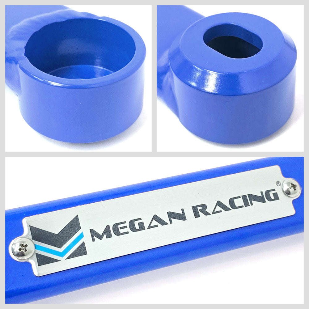 Megan Rear Lower Blue Race Tower Brace Strut Bar For Honda 06-11 Civic 2DR & 4DR MR-SB-HC06RL-B
