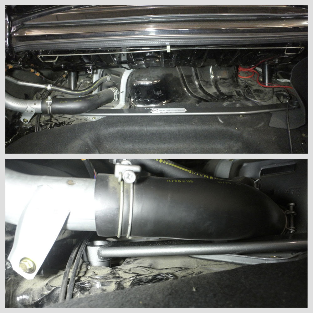 Megan Racing Rear Upper Grey Race Tower Brace Strut Bar For 90-05 Mazda Miata MR-SB-MMX590RU-1P