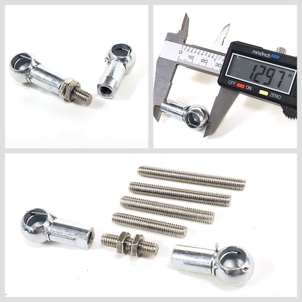 Megan Racing Front Rear Silver Lowering Link Kit MRC-BM-0401
