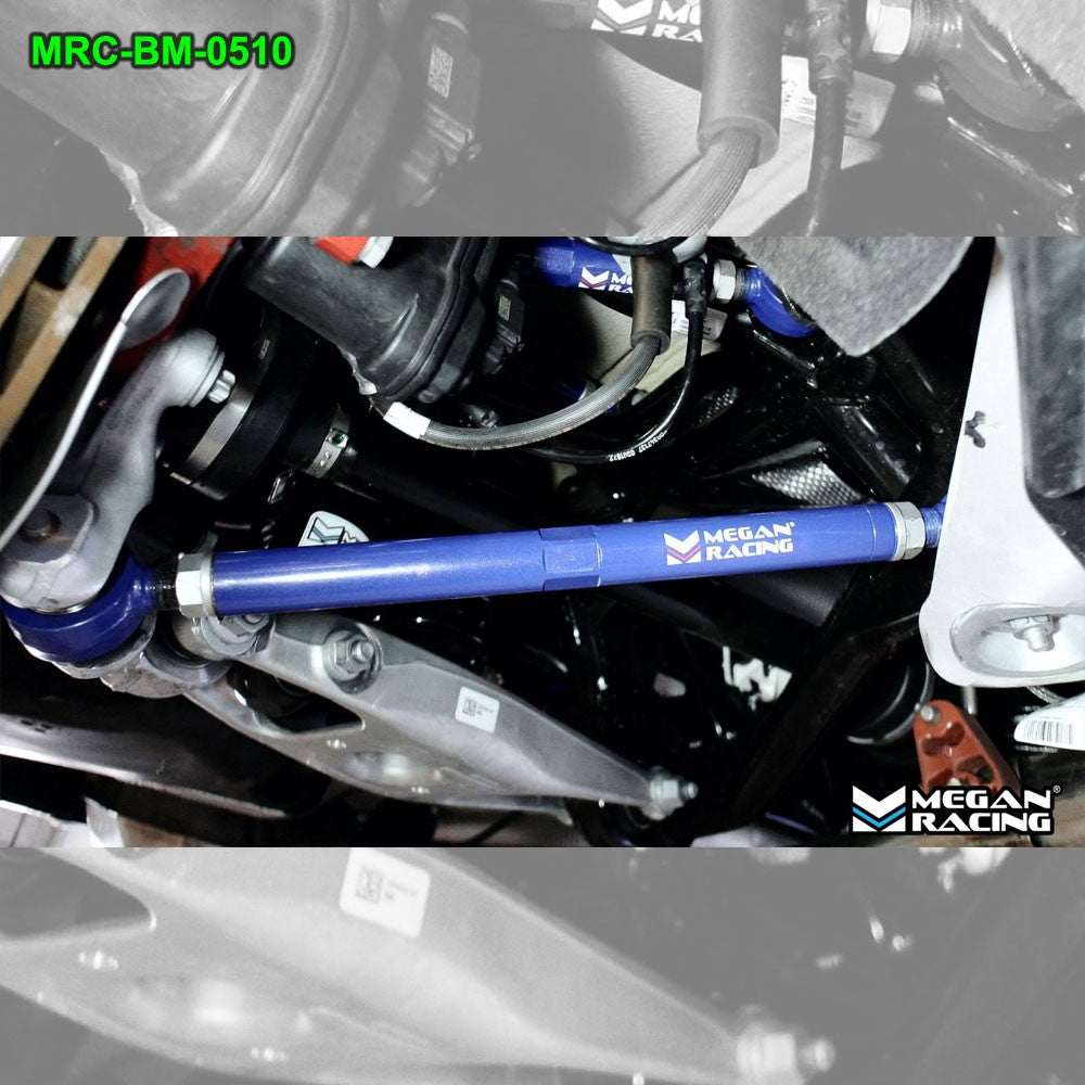 MRC-BM-0510-X2+0521-X2 Megan 8PCs Rear Upper&Lower Toe/Trailing/Camber Arm Kit For M2 M3 M4 F87/F80/F82