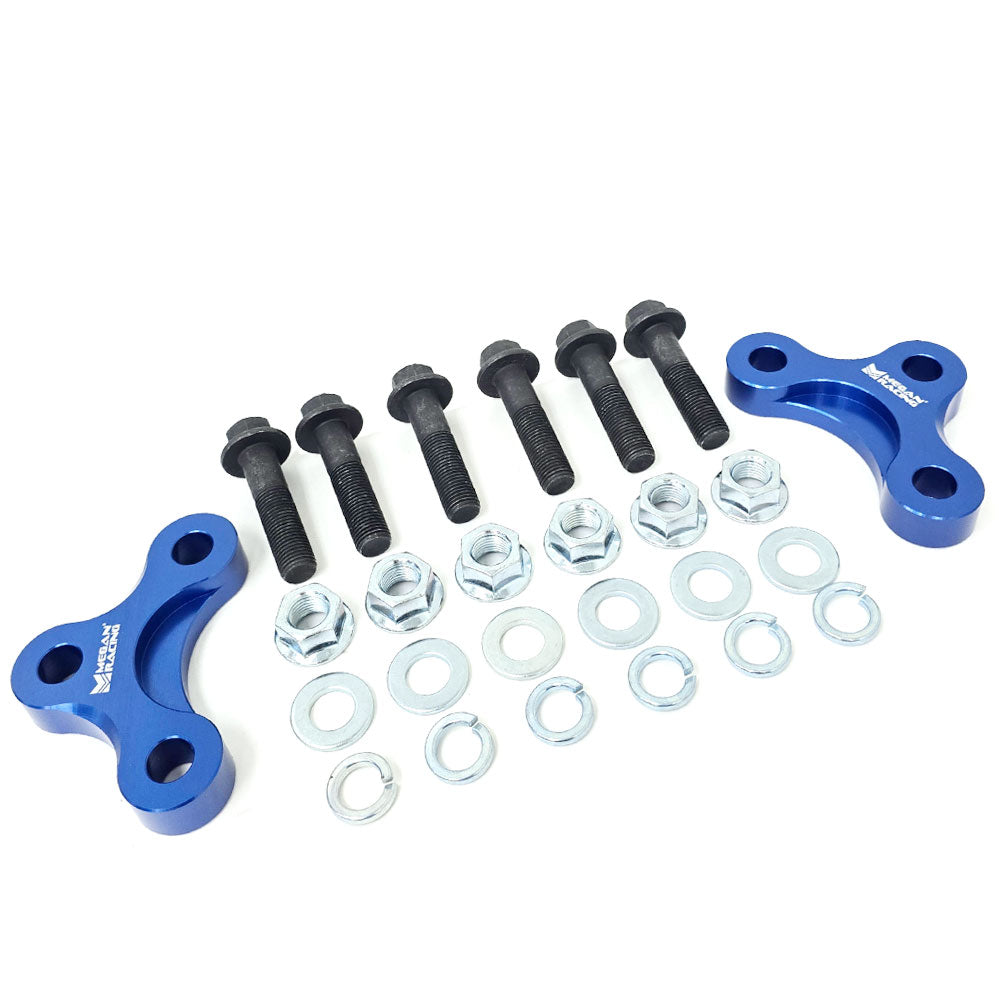 Megan Racing Blue Aluminum Front Roll Center Adjuster For 16-18 Honda Civic MRC-HA-1650
