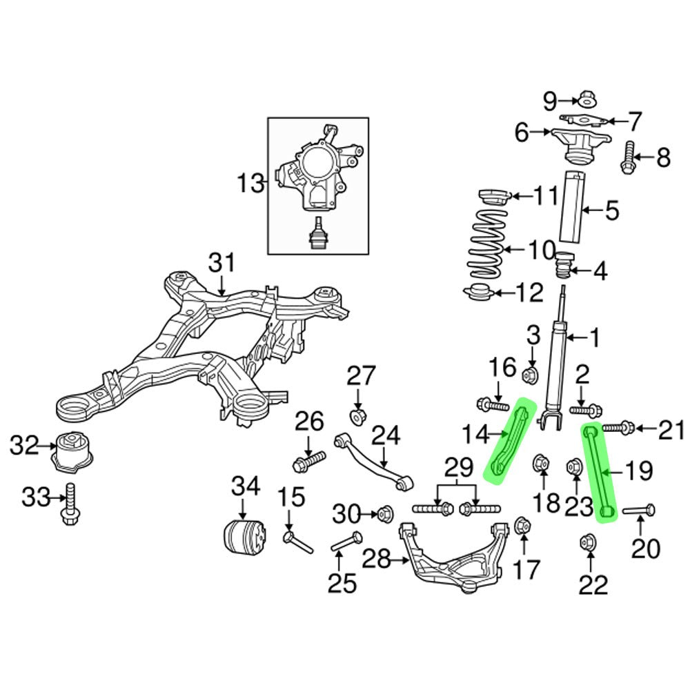 Megan Rear Upper/Lower Camber Control Arm MRS-DG-0520, MRS-DG-0570 MRS-DG-0520+0570
