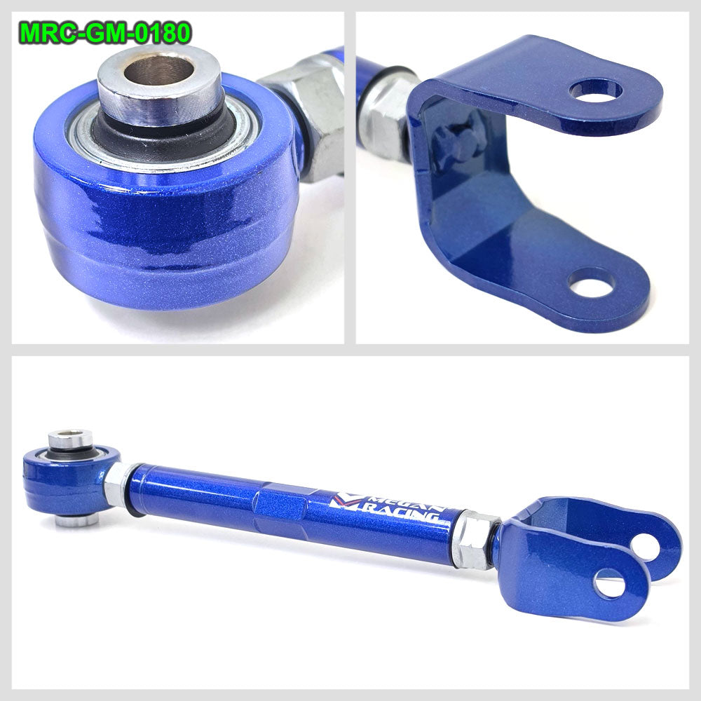 Megan 8x Blue Rear Camber & Toe Control Arm & Traction Rod Bar Pillowball For 16-24 Chevrolet Camaro
