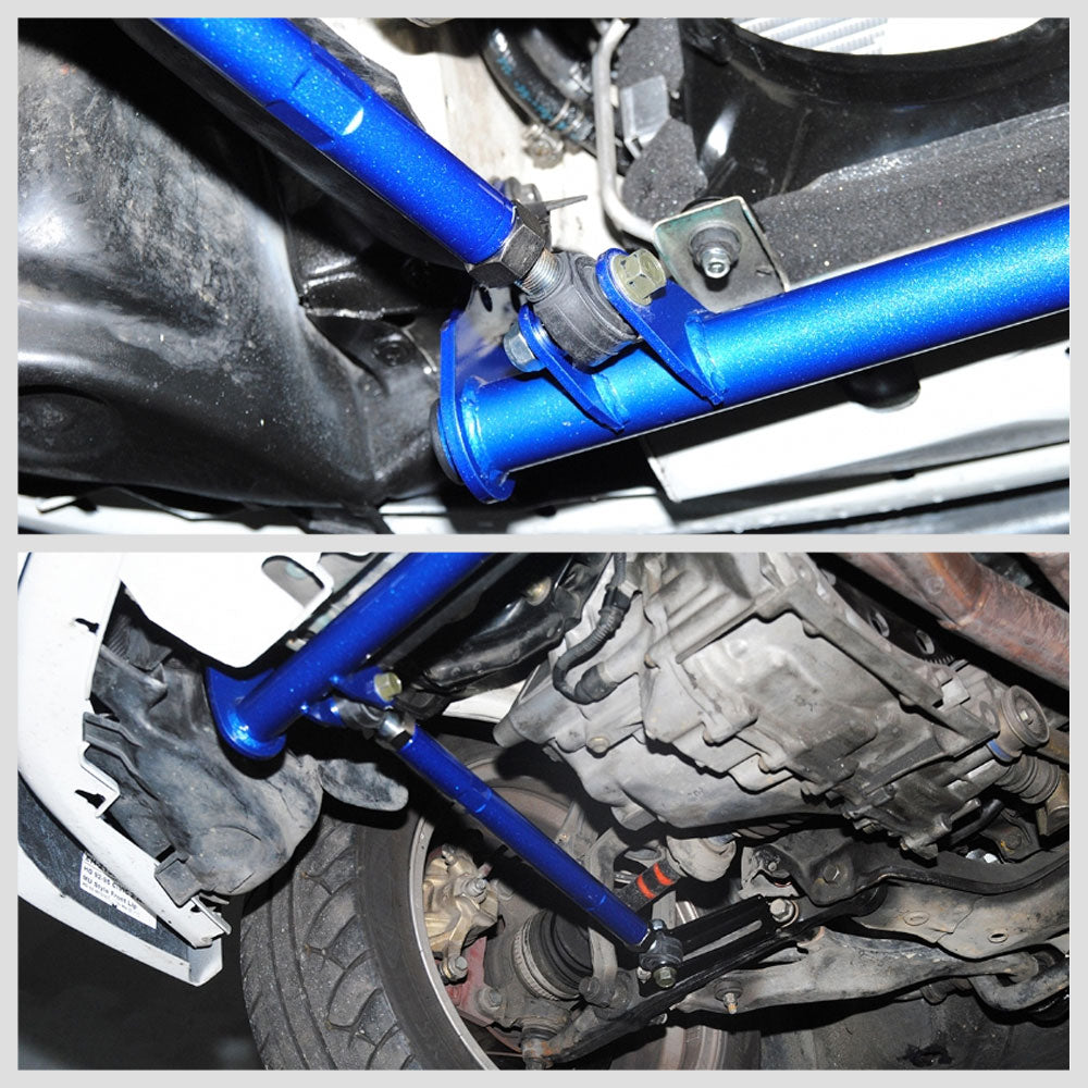 Megan Blue Steel Front Traction Bar For 94-01 Integra DC2 / 92-00 Civic EG EK