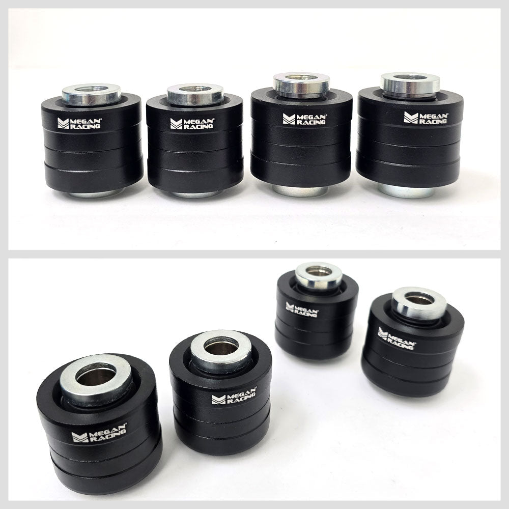 Megan Racing Silver Steel Alloy Rear Knuckle Bushing For 06-15 Honda Civic-Suspension Arms MRS-HA-0606