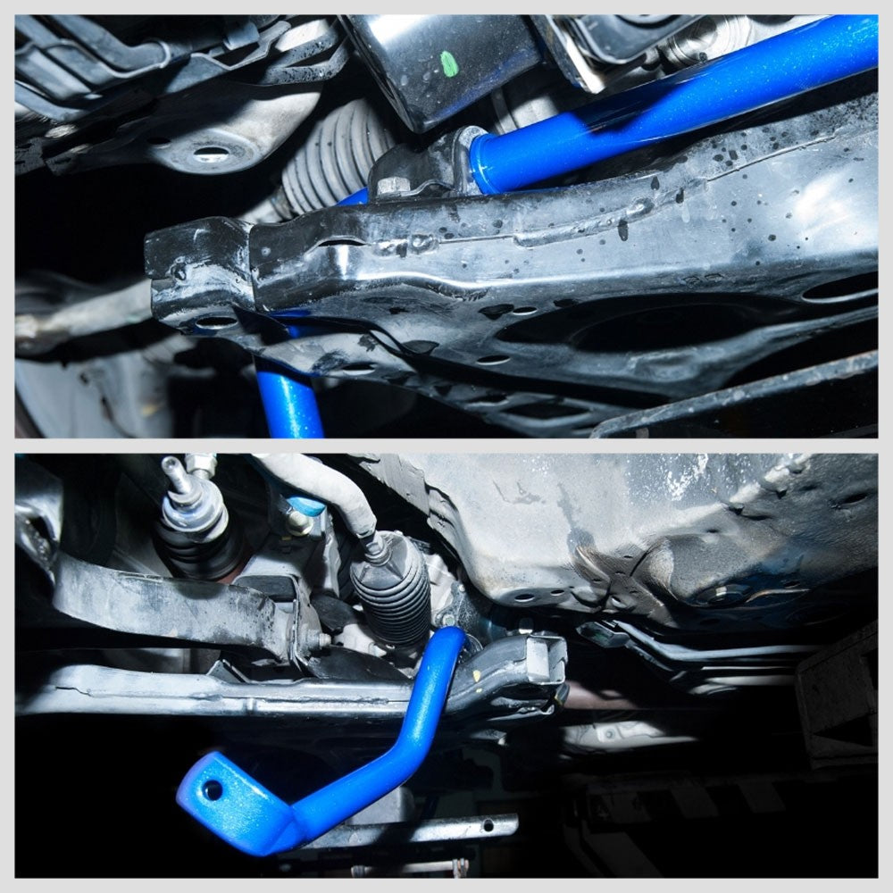 Megan Adjustable 25.4mm Blue Steel Front Sway Bar Bushing Kit For 12-15 Honda Civic FB FG